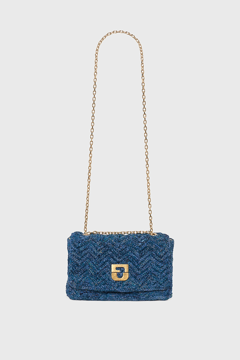 LE MINI FANNY - Мини-сумка через плечо из рафии