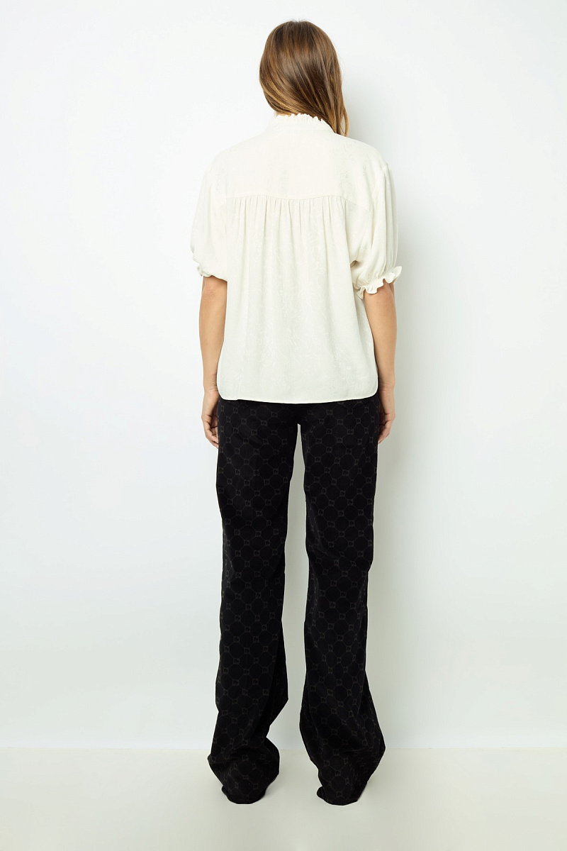 BEATRICE - Жаккардовая блуза с рюшами