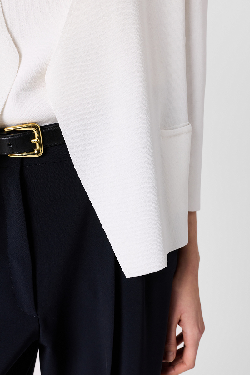 LYNAYA - Белый жилет из микрофибры