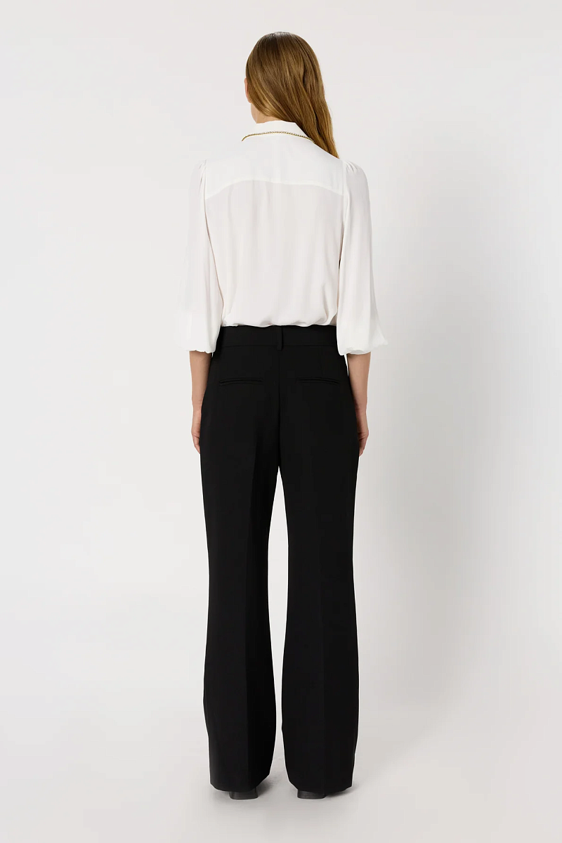 Костюмные брюки из смесовой ткани