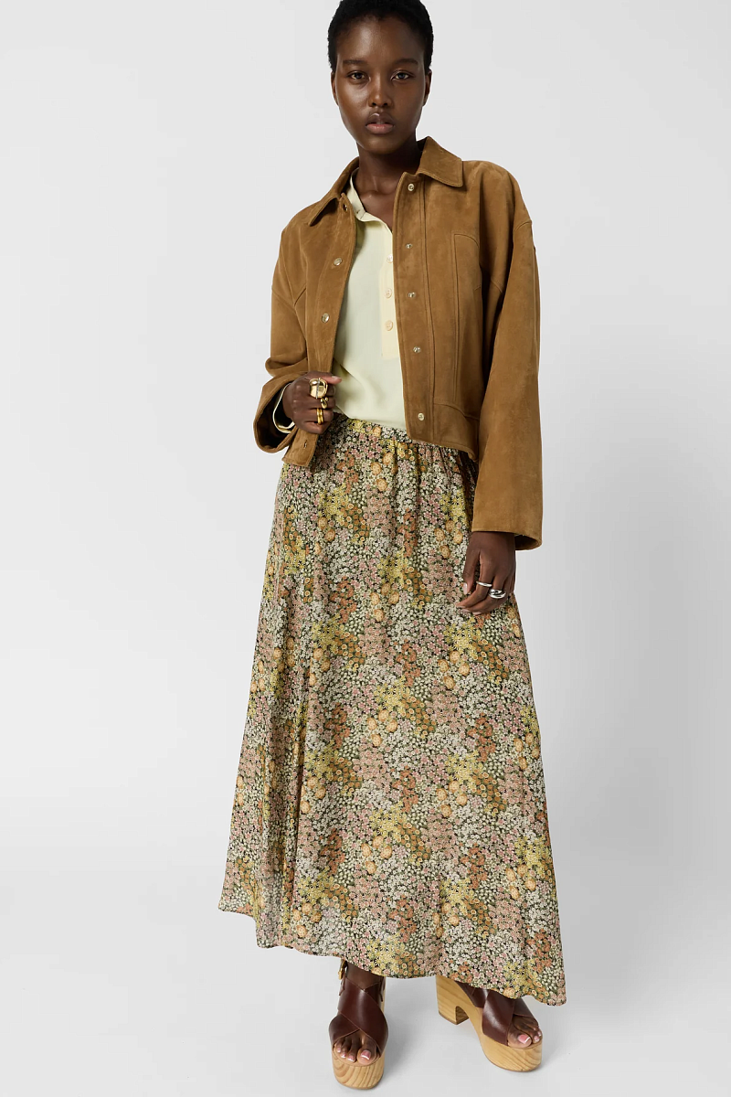 JASMYNE - Длинная юбка с цветочным принтом