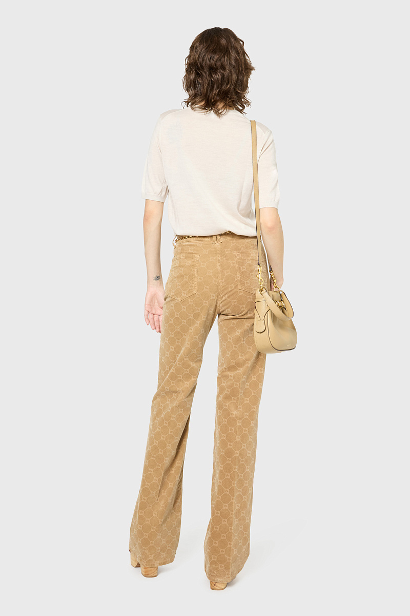 ANNA - Расклешенные джинсы из тонкого вельвета