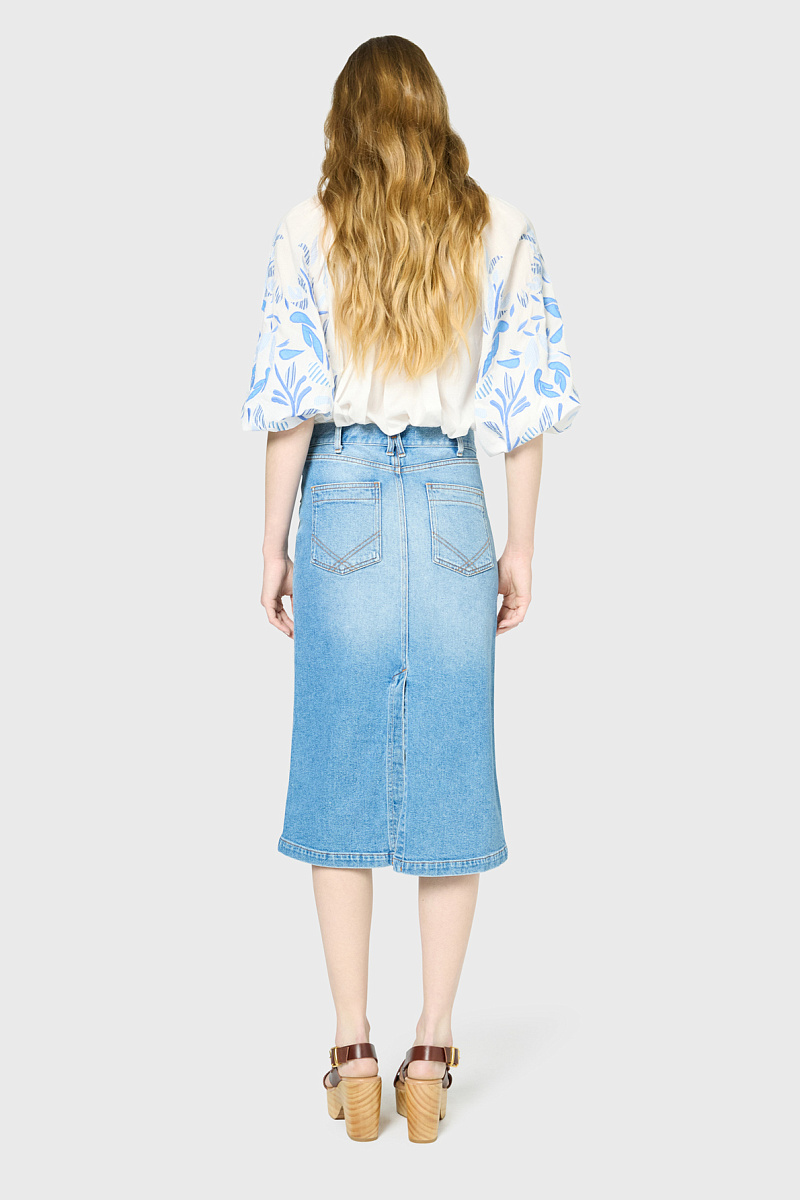 EMMA - Джинсовая юбка-миди