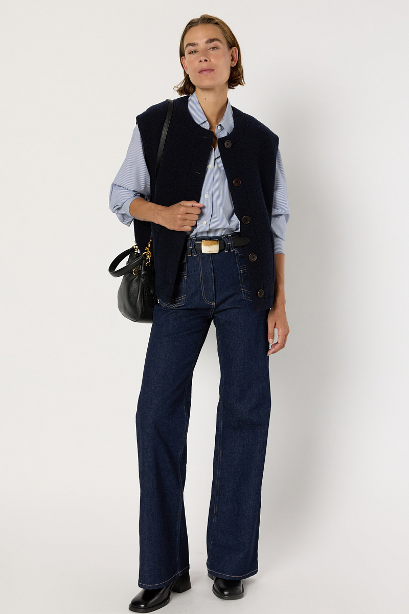 NOLWENN - Жилет из шерсти букле