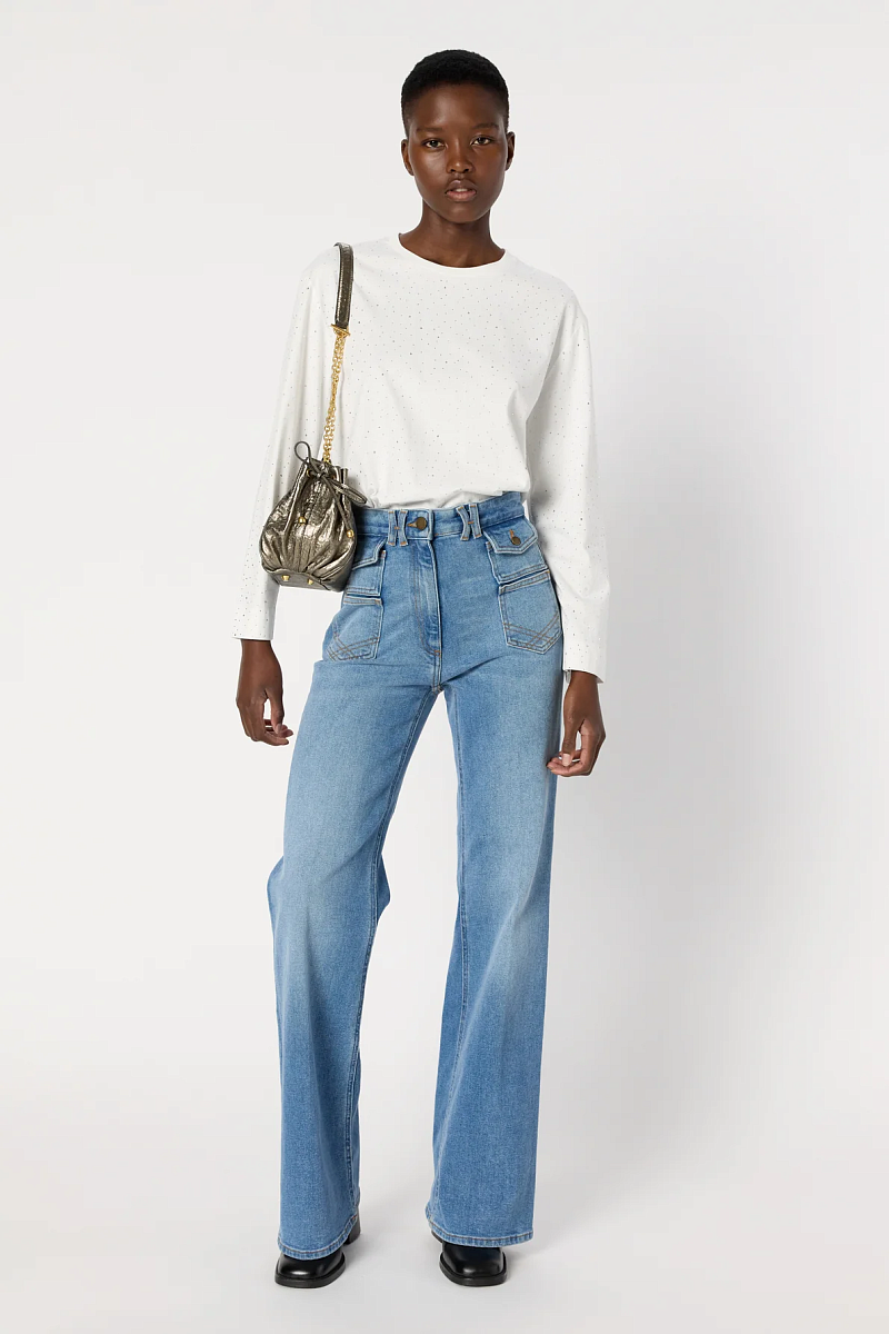 HERMINE - Лонгслив со стразами HERMINE - Лонгслив со стразами