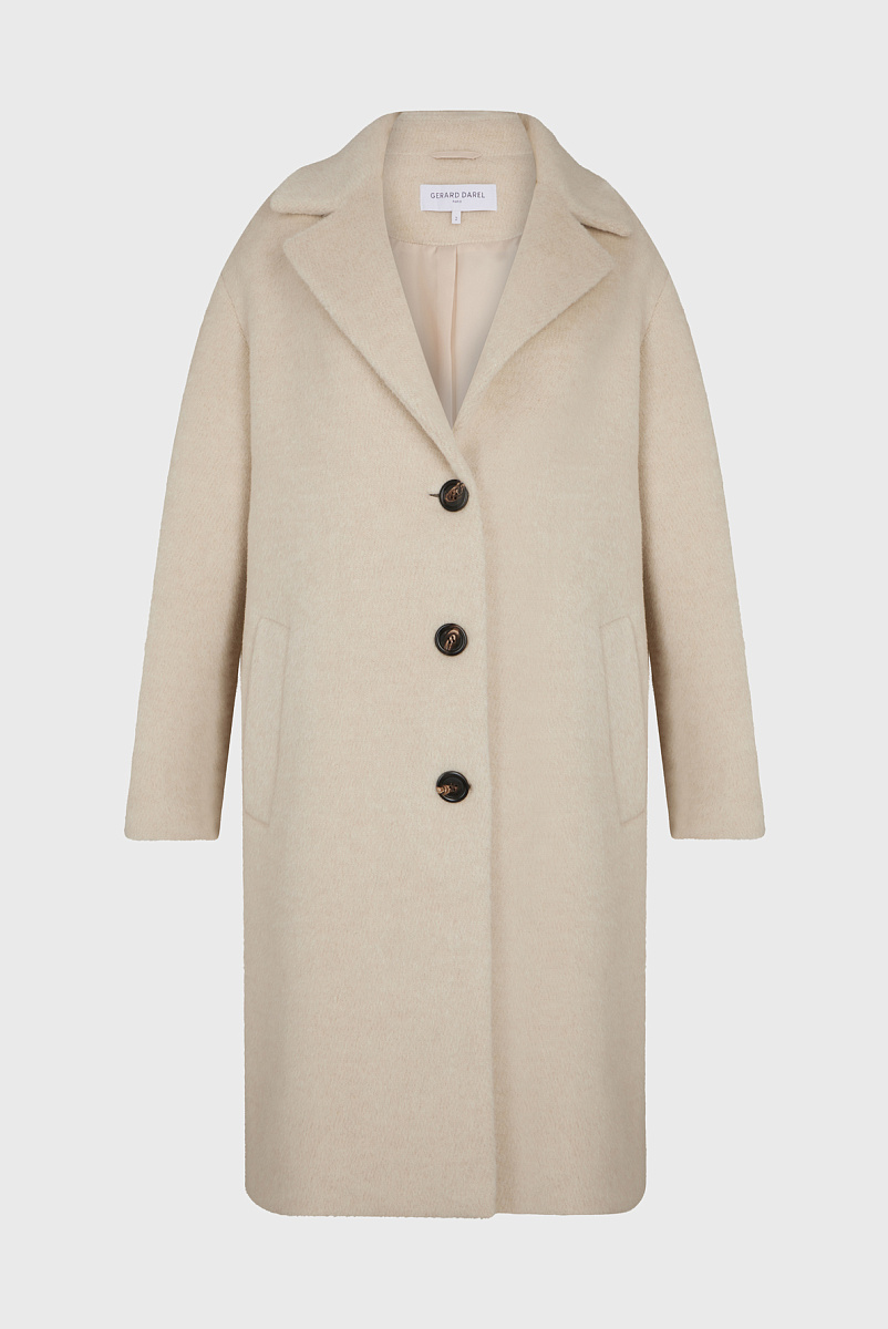 SYMA - Пальто средней длины из смеси шерсти и альпаки