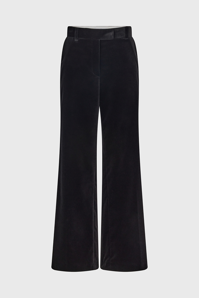 NORA - Брюки из гладкого бархата