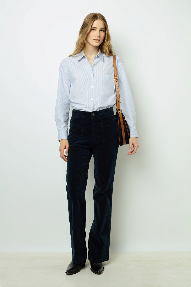 BLANCHE - Рубашка в полоску из поплина