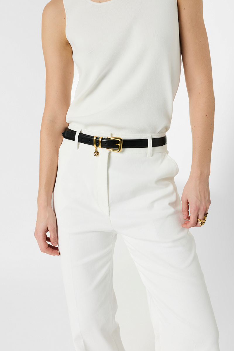 AUDEA - Белые брюки-клеш из хлопка