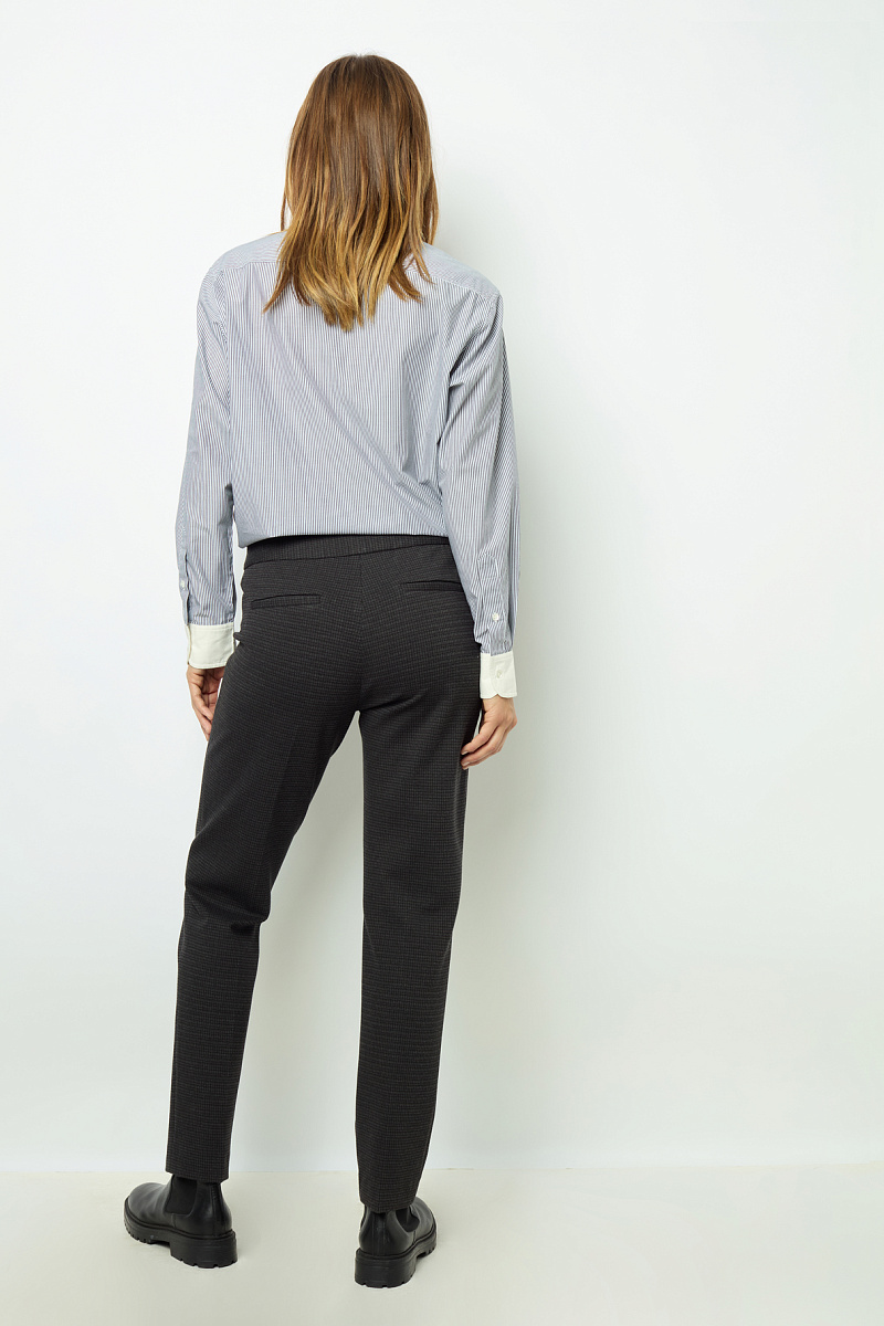 NOLA - Брюки 7/8 с принтом "гусиная лапка"