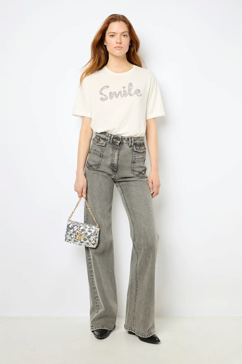 LE MINI FANNY - Мини-сумка через плечо с пайетками