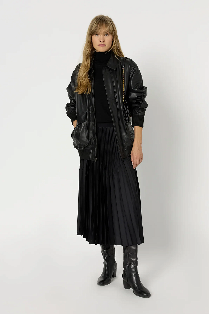 BAHIRA - Однотонная плиссированная юбка