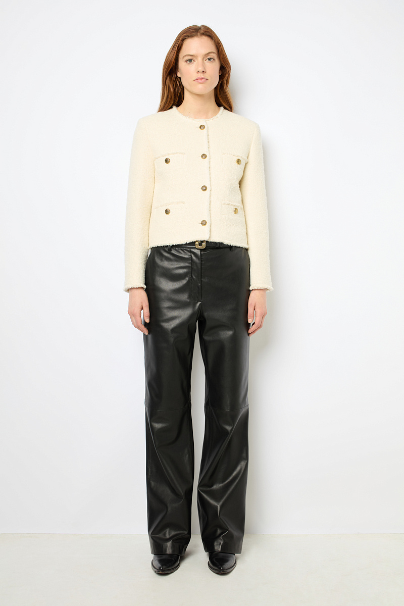 MORGANE - Жакет из твида в цвете экрю