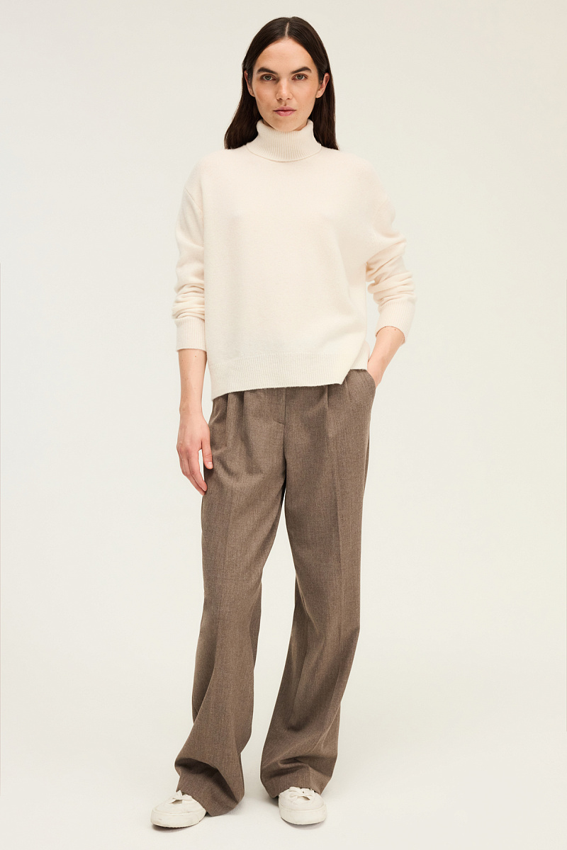 EVANA - Водолазка из 100% шерсти