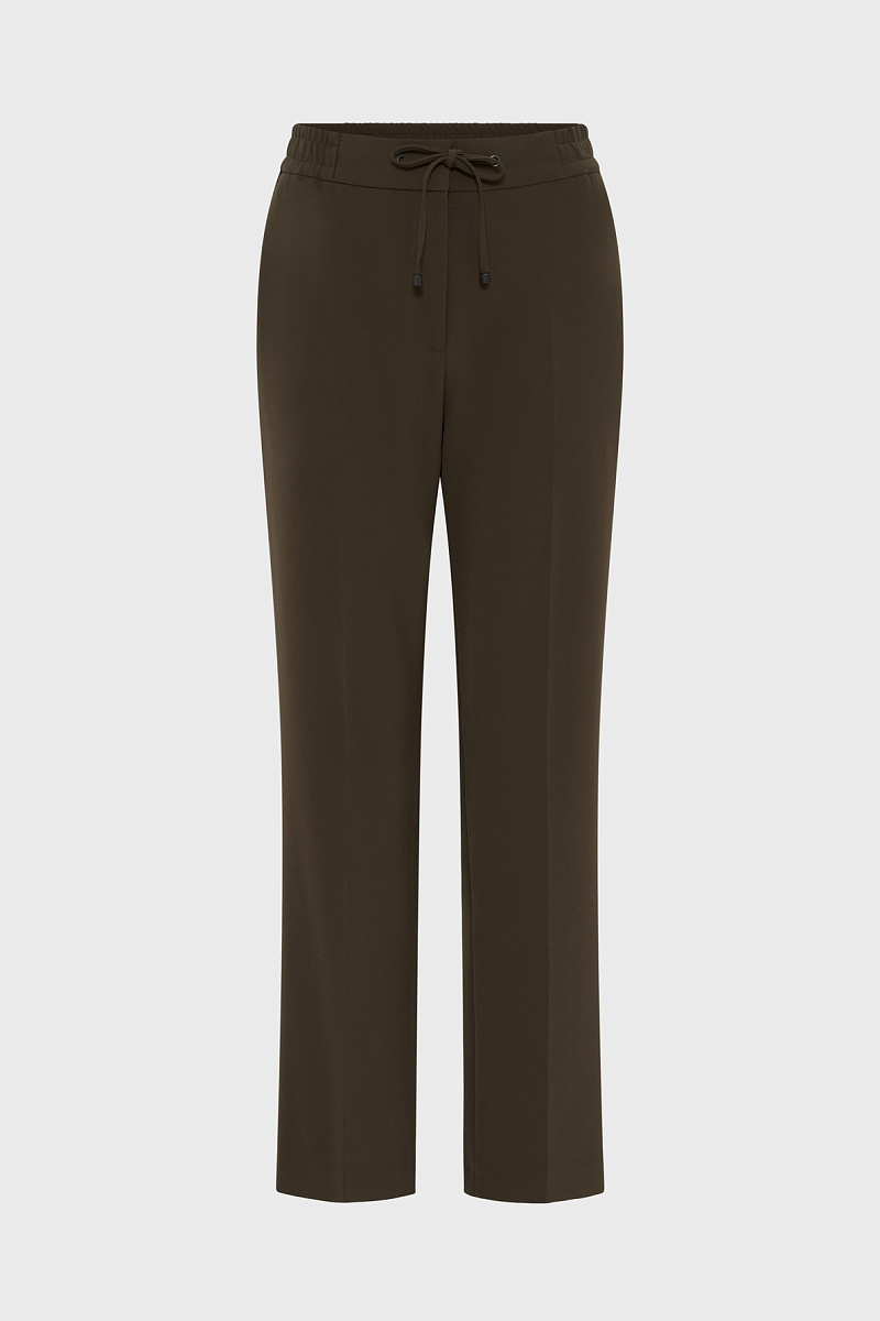 CLARAEL - Прямые брюки с эластичной вставкой на талии