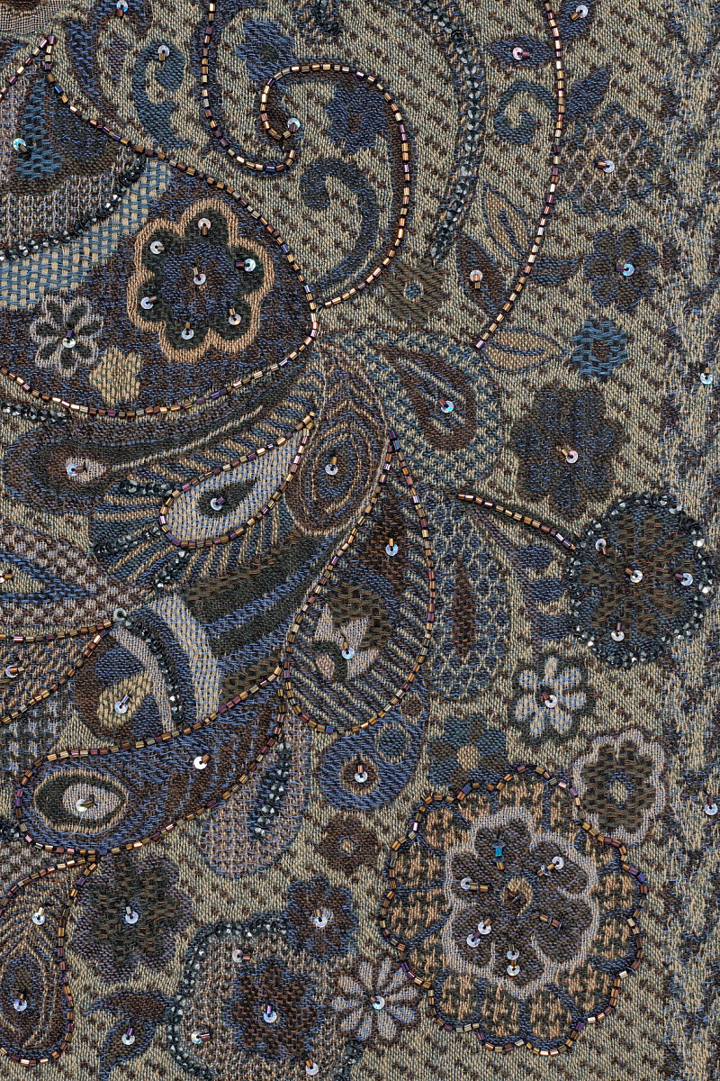 RIANNA - Шарф из 100% шерсти с восточными мотивами