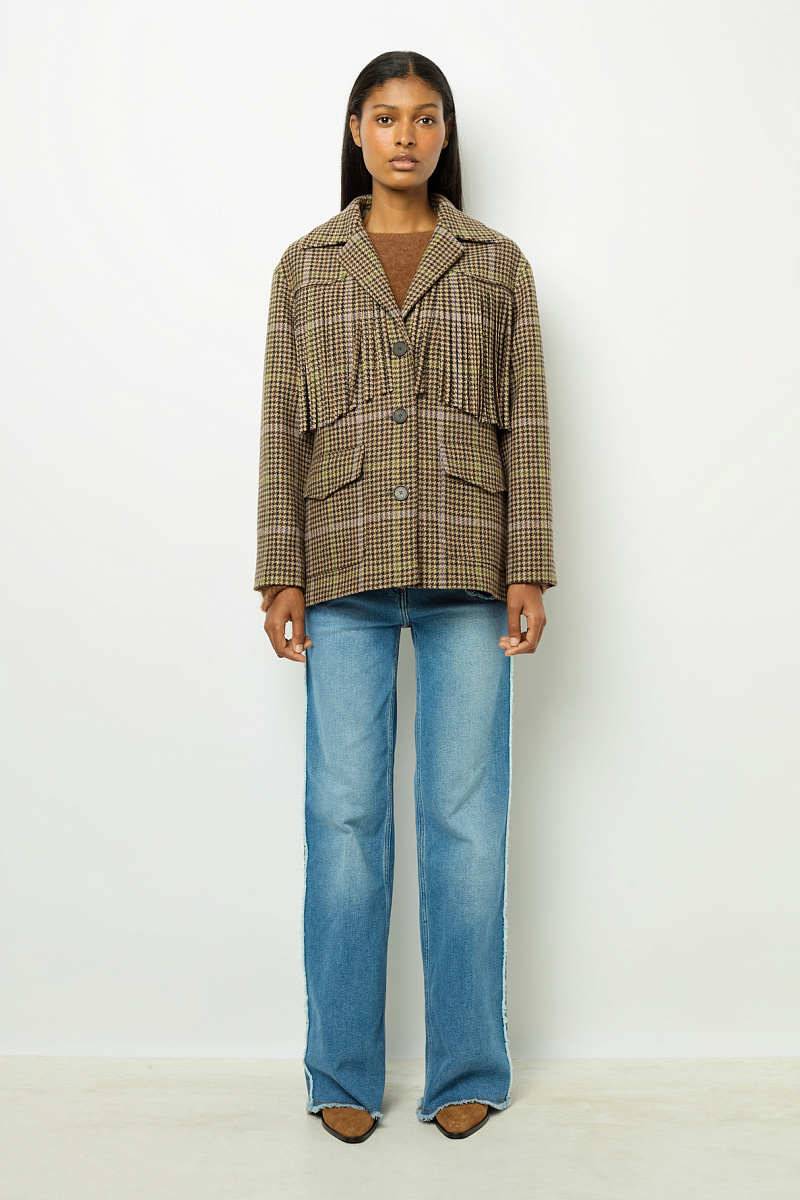 MURIELLE - Жакет с бахромой