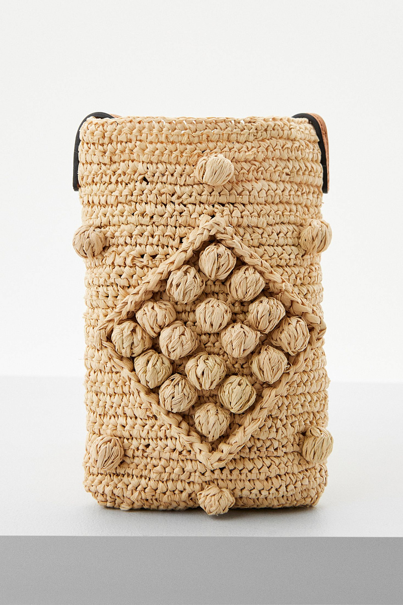 Чехол для телефона из рафии