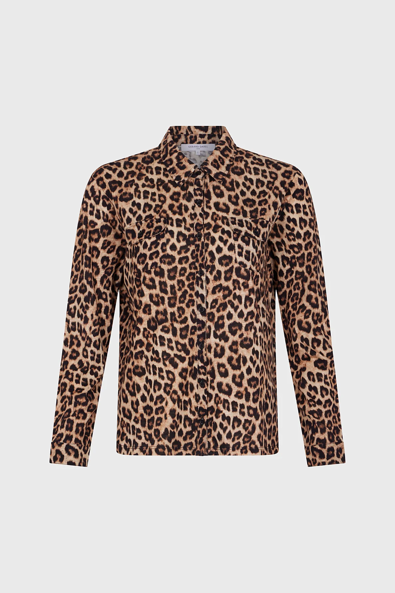 ANNELAURE - Рубашка с леопардовым принтом