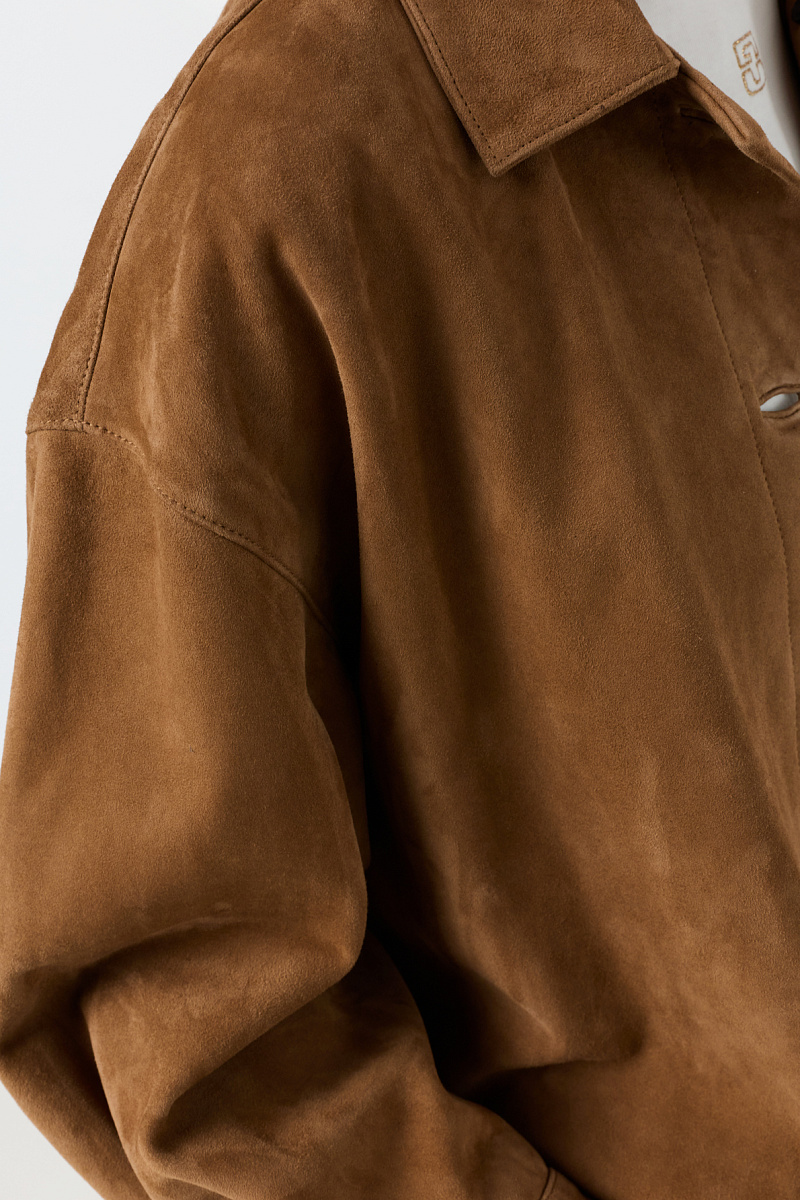 TANAEL - Куртка из замши рубашечного кроя