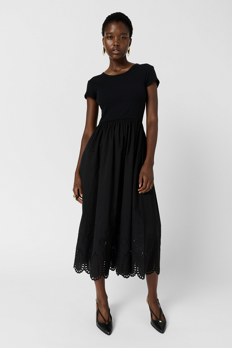 RYNAH - Платье-миди черного цвета