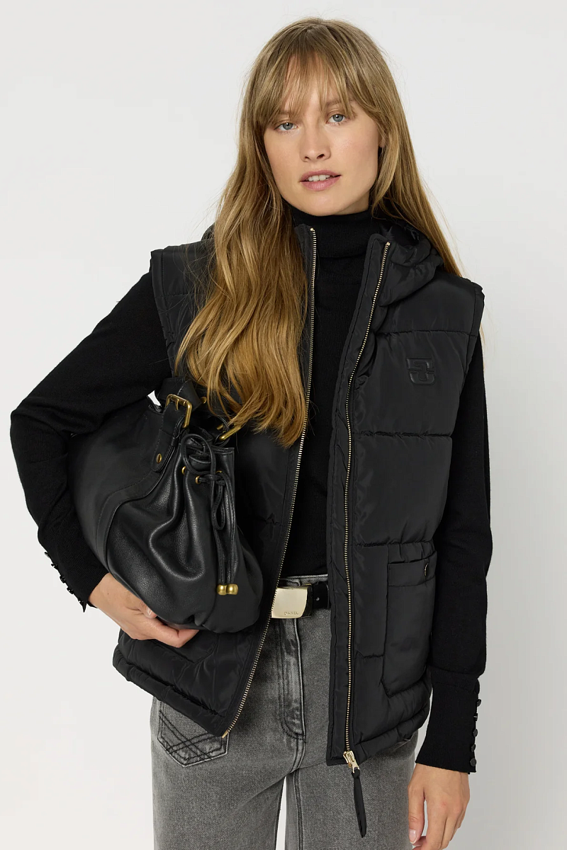 MAURA - Стеганый жилет с монограммой GD