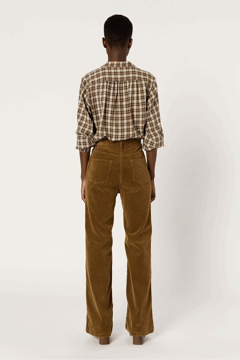 CHANTAL - Расклешенные вельветовые брюки