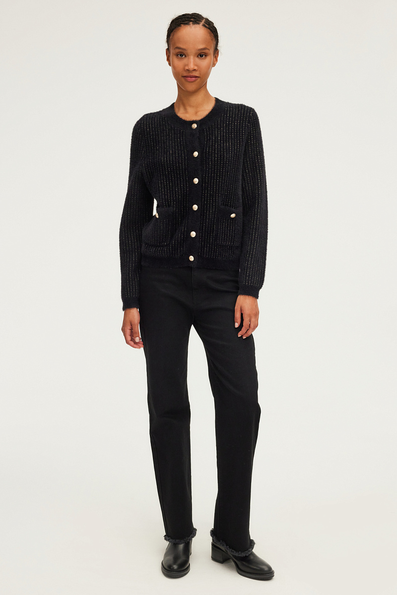 JACINTHA - Кардиган из шенилла и люрекса