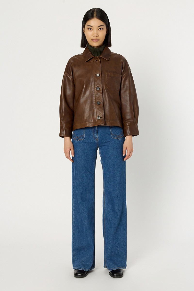 NICOLE - Кожаная куртка оверсайз NICOLE - Кожаная куртка оверсайз