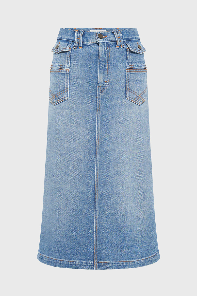 EMMA - Джинсовая юбка-миди